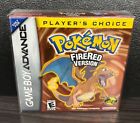 New ListingGameBoy Advance Player's Choice Nintendo Pokemon FireRed Version Complete in Box