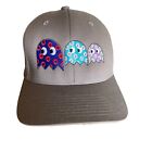 Phish Pac Man Ghost FlexFit Hat Fitted Grey Small / Medium