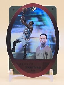 New Listing1996 Upper Deck SPx Gold Alonzo Mourning #27 SP Miami Heat DIE CUT HOLOGRAM