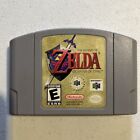 Legend of Zelda Ocarina of Time N64 Nintendo 64, 1998 Cleaned Works