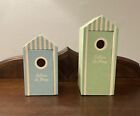 Lot 2 Maileg Beach Cabine De Plage Changing Huts Blue Green Huts Only