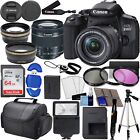 Canon EOS 850D (Rebel T8i) w/ 18-55mm Lens + Wide Angle & Telephoto Lens + Kit