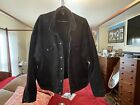 Black Jean Denim Jacket Men’s XXL 2XL NRA N.R.A. Concealed Carry Pouches Holster