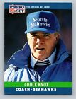 1990 Pro Set #308 Chuck Knox  HC  Seattle Seahawks