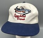 Vintage Speckled Trout Snapback Trucker Hat Embroidered Fishing Cap Youngan YA