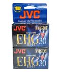 Vintage VHS JVC Tapes Sealed Hi-Fi 90 Min Set Of 2 Never Used