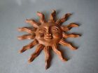EXC METAL RUSTIC SUN THEME WALL HANGING SCULPTURE OUTDOOR/HOME 7.5