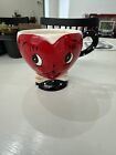 Johanna Parker Anthropomorphic Valentine Heart Googly Mug Figurine Container vtg