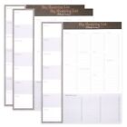 3 Pack Magnetic Grocery List Pad for Fridge, 52 Sheets Per Pad, 7.5 x 9.5 in