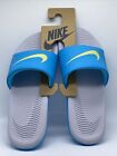 Nike Women's Kawa Slide Sky Grey Blue Fury Limelight 834588-007 Size 10