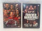 ECW: Forever Hardcore Documentary & TNA Hardcore Justice 2010 DVD lot EXCELLENT!