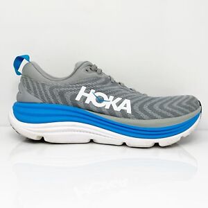 Hoka One One Mens Gaviota 5 1127929 LDVB Gray Running Shoes Sneakers Size 11.5 D