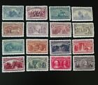 US Stamps SC# 230-245 1893 Columbian Exposition Stamp Replica Set