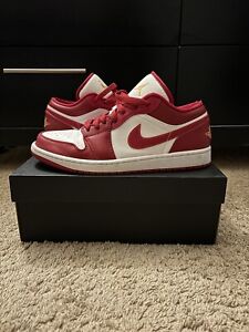 Size 10 - Jordan 1 Low Cardinal Red 2022