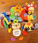 5pc. Mixed Lot Of BABY TOYS Teether Crib Stroller Sensory Rattle Toys