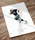 Bo Jackson Poster Oakland Raiders Football Art Print