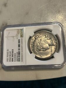 New Listing1921 NGC Unc Details Cleaned Peace Dollar Bargain Check My Listings👀