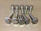 (10) M10 X 1.50 X 30 Stainless Steel DIN 6921 A2 Hex Flange Bolts M10x30mm
