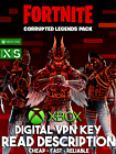 Fortnite: Corrupted Legends Pack - Xbox One, Xbox Series X|S - VPN Key Code