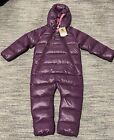 NWT Patagonia Infant Hi-Loft Down Sweater Bunting 18-24 Months Night Plum Purple