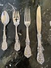 MINT REED & BARTON FRANCIS I STERLING SILVER 16pcs FOR 4 SERVICE SET FLATWARE