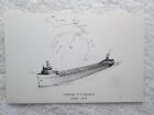Great Lakes Freighter Edmund Fitzgerald, Artwork By William Dezur Postcard