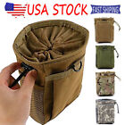 Military Drawstring Mag Pouch Tactical Utility Pouch Waist Bag Molle Dump Pouch