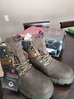 Wolverine Cabor EPX Waterproof Composite Toe Mens Brown Wide Work Boots Size 12M