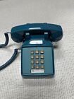 Vintage Cortelco BLUE Push Button USA made Telephone TESTED WORKS!