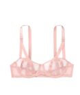 Victoria's Secret VS Pink 38C Luxe Lingerie Unlined Mesh Balconette Bra