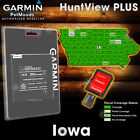 Garmin HuntView PLUS IOWA Map - MicroSD Birdseye Satellite Imagery 24K Hunt