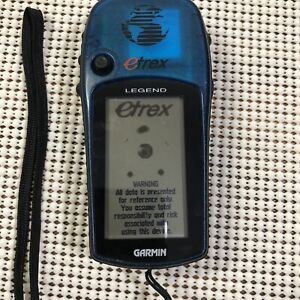 Garmin eTrex Legend H Blue Handheld LCD Display Waterproof Hiking GPS Navigator