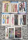 8 Vintage Sewing Patterns, Women’s Pants, Jumpsuits, Butterick, Simplicity AS IS