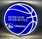 Hennessy Cognac NBA Golden State Warriors Basketball LED Wall Hanging Bar Sign