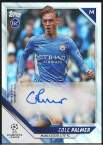 New Listing2021-22 Topps UEFA Champions League Cole Palmer Auto Refractor BA-CP RC Rookie