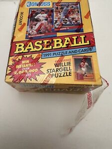 1991 DONRUSS BASEBALL SERIES 1  Wax Box 36 Sealed Packs SEALED BOX, See Photos!