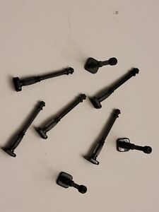NEW LEGO 4x Black Lamp Post 2x2x7 #11062. Free Ship for $15 or more!