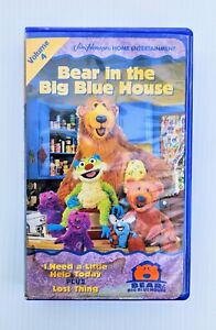 Bear In the Big Blue House Volume 4 (VHS, 1998) Blue Clamshell Jim Henson