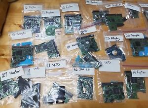 Lot of 23 PATA IDE PCB Circuit Boards Organized and Labeled for data recovery