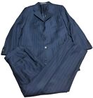 Hickey Freeman Blue Pinstripe Suit 43S Loro Piana 120’s Bespoke Tasmanian 32x26