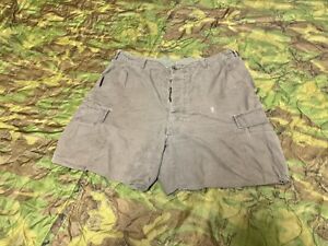 Vietnam War U.S. R/S Poplin Jungle Fatigue Trousers Shorts DSA 1967 Large