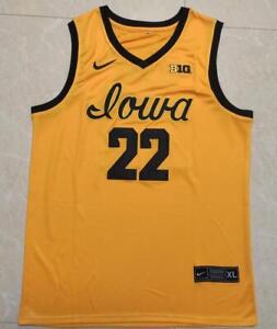 Caitlin Clark Jersey Iowa Stitched Yellow Solid All Sizes