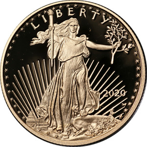 2020 Gold American Eagle $25 Proof Coin OGP COA