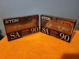 Lot Of 2 Two Tdk SA-90 Cassette Sealed