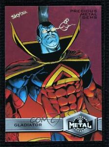 2020 Upper Deck Marvel X-Men Metal Universe High Series PMG Red 78/100 Gladiator