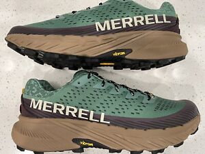 Merrell Men’s Agility Peak 5 Trail Running Shoes Sz 12 NEW Outdoor Vert Pine