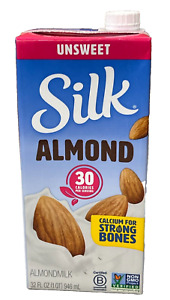 Silk Original Unsweetened Almond Milk 32 oz