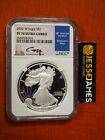2022 W PROOF SILVER EAGLE NGC PF70 ULTRA CAMEO EDMUND MOY HAND SIGNED BLUE LABEL