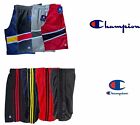 Champion Men's Shorts Athletic Mesh Pocket Striped Gym Basketball Drawstring