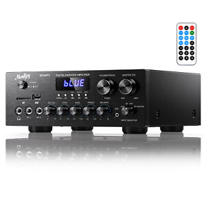🔊 Moukey Audio Power Amplifier Bluetooth Home Stereo Receiver 400W 2 Channel